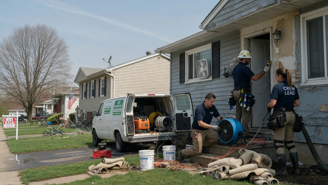 Flood Cleanup in Sherrard, IL near me